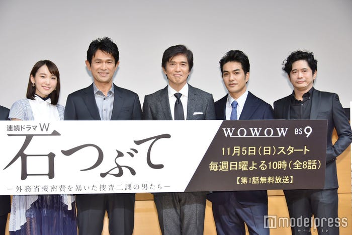 飯豊まりえ、江口洋介、佐藤浩市、北村一輝、萩原聖人 (C)モデルプレス