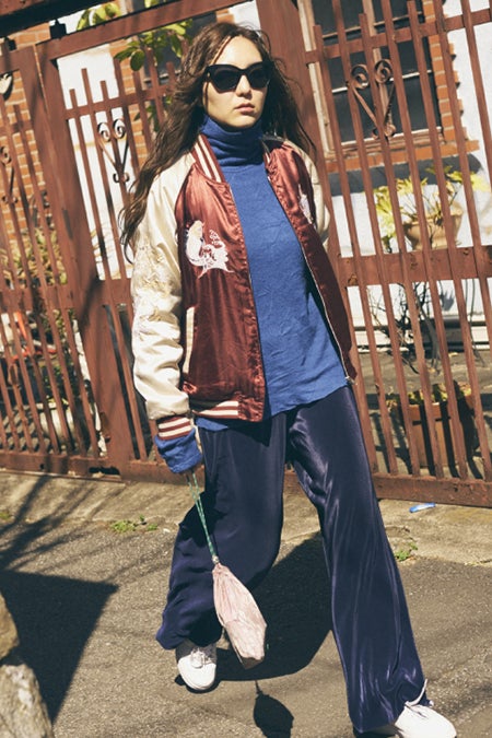 刺繍入りスカジャン（C）TOPLOG