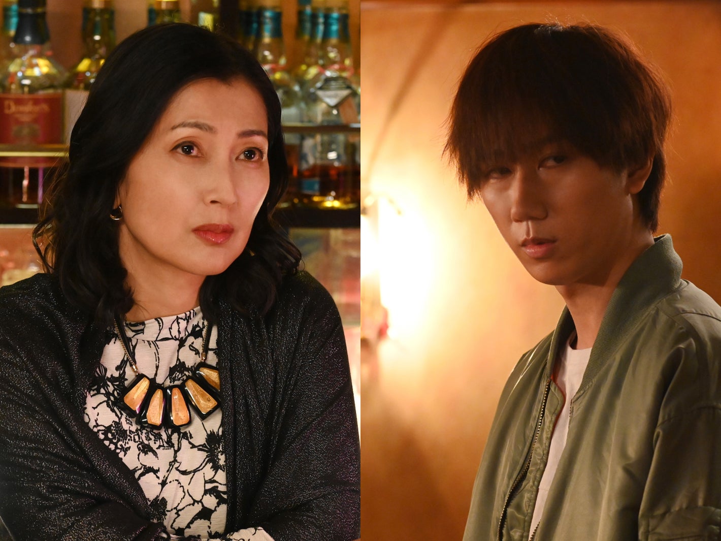 鶴田真由、阿部亮平（C）カンテレ