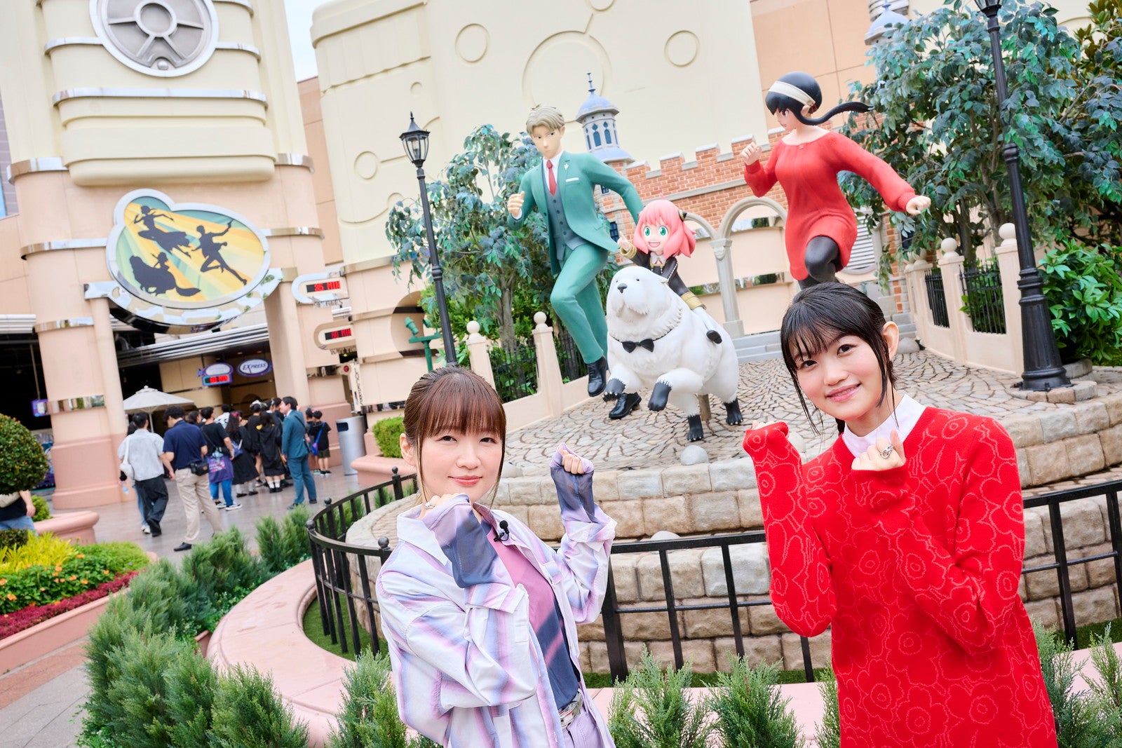 「SPY×FAMILY」声優、USJの“スパイワールド”でライドやグルメ体験し大はしゃぎ