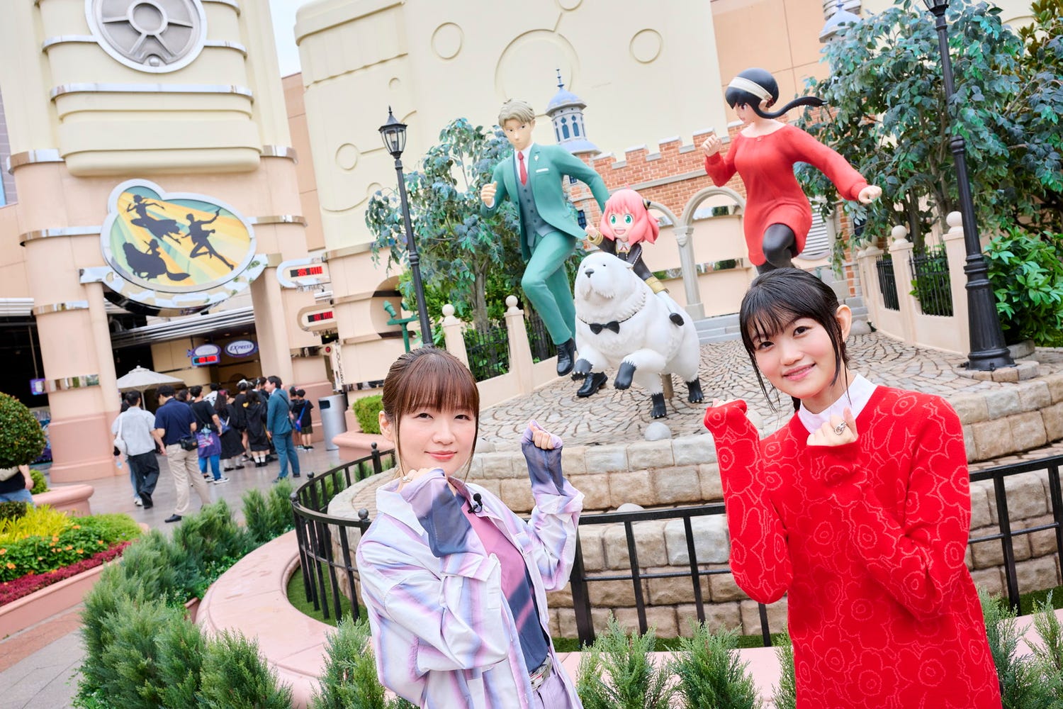 「SPY×FAMILY」声優、USJの“スパイワールド”でライドやグルメ体験し大はしゃぎ