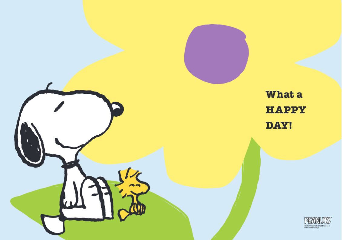 「ゼクシィ国内リゾートウエディング 2022 Autumn＆Winter」付録 婚姻届（裏）（C）2022 Peanuts Worldwide LLC