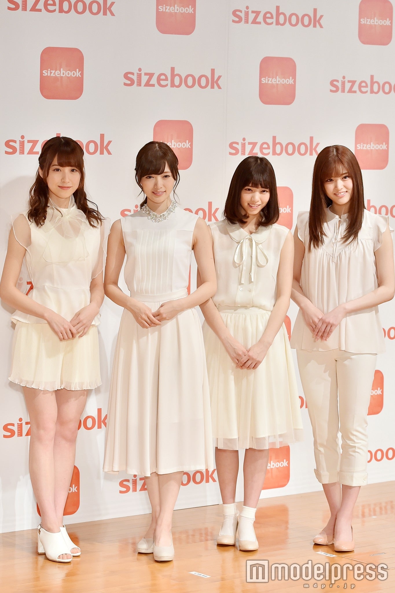 乃木坂46／左から：衛藤美彩、白石麻衣、西野七瀬、松村沙友理（C）モデルプレス