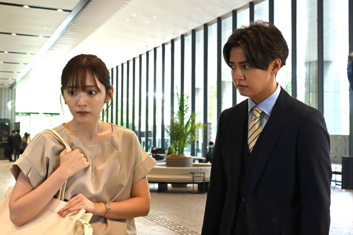 鈴木愛理、片寄涼太「推しが上司になりまして」第3話(C)「推しが上司になりまして」製作委員会