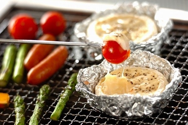 カマンベールでお手軽チーズフォンデュ