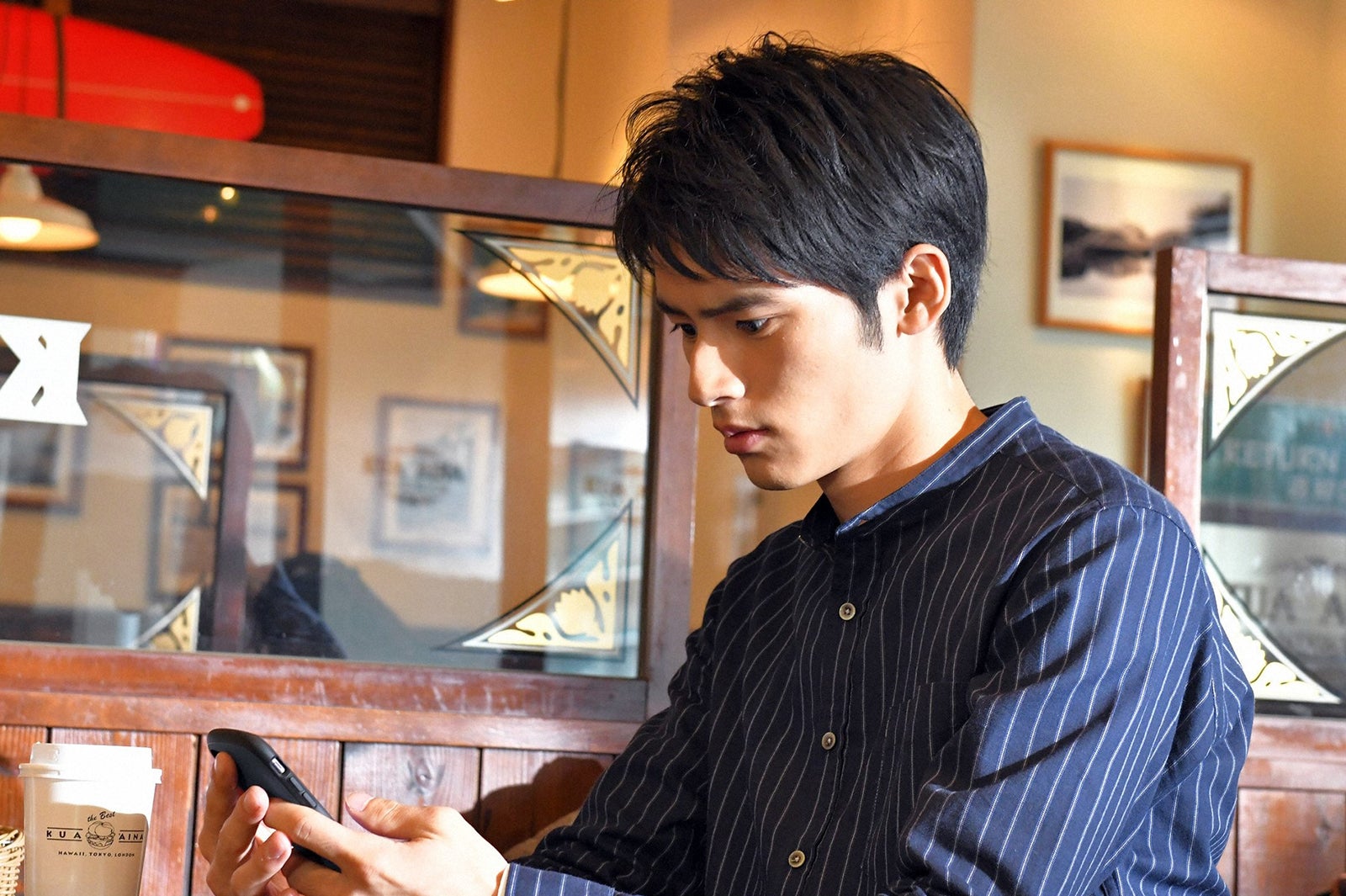 岡田健史／「中学聖日記」第8話より（C）TBS