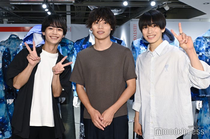 溝口琢矢、太田将熙、本島純政(C)モデルプレス