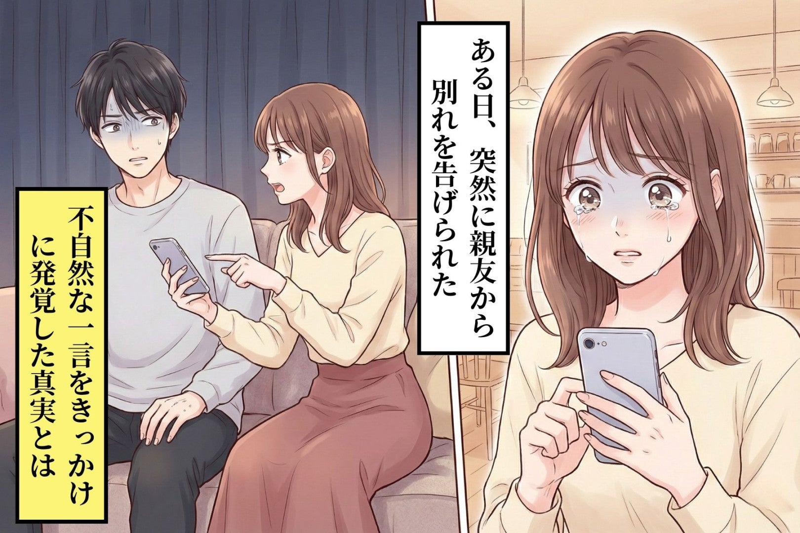 「もう関わらないで」親友に突然拒絶された私→彼女が距離を置いた"本当の理由"とは