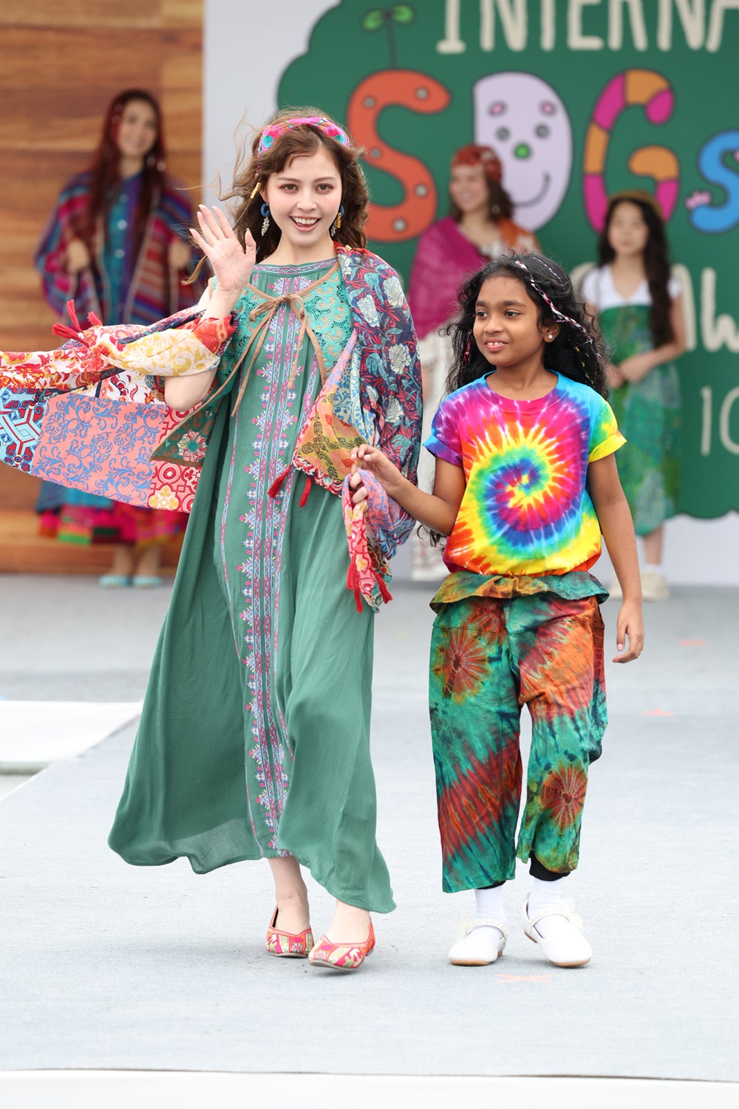 加藤ナナ、Keertisha（C）INTERNATIONAL SDGs FES in EDOGAWA 2025 supported by TGC