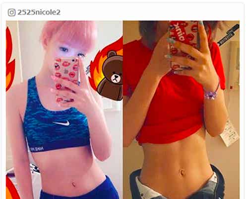 ダイエット中の藤田ニコル、美くびれビフォーアフターに驚きの声「いつもぶかぶかになる」