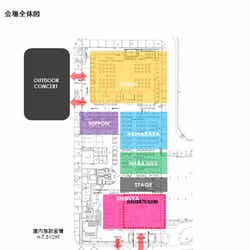 「SHIBUYA109 PARIS」の会場イメージ図