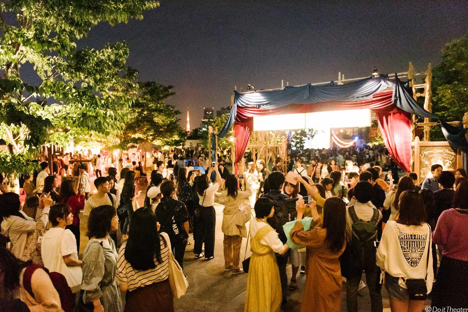 野外シアターイベント「品川オープンシアター」／画像提供：株式会社クオル