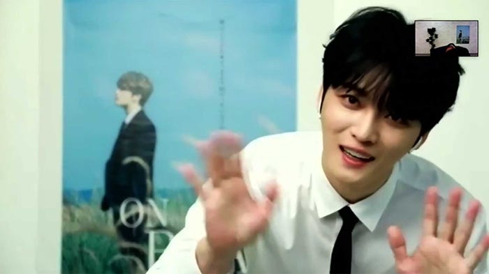 「ジェジュン:オン・ザ・ロード」公開記念生配信トークイベントに登場したジェジュン(C)STORY WORKS