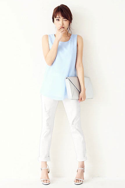 ダメージ加工☆ストレッチボーイズデニムパンツ「神戸レタス」2790円（税込）／画像提供：神戸レタス