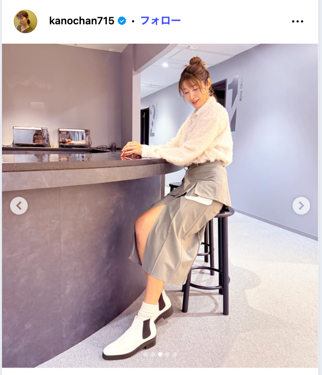 狩野舞子Instagramより