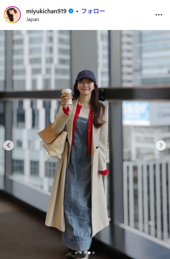 渡辺美優紀Instagramより