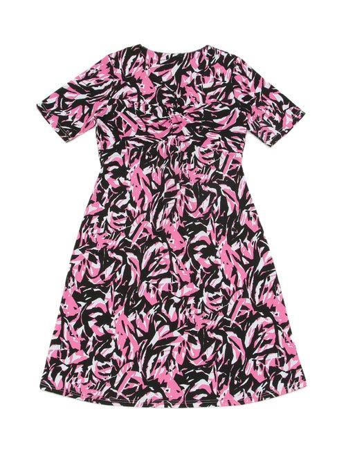 マットジャージ5分袖クラックプリントワンピース「TALBOTS」5,184円(税込)/画像提供:TALBOTS