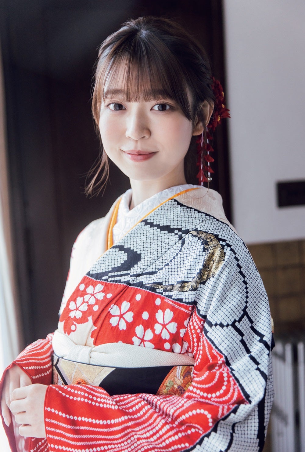 阪口珠美／「B.L.T.」特典ポストカード（提供写真）