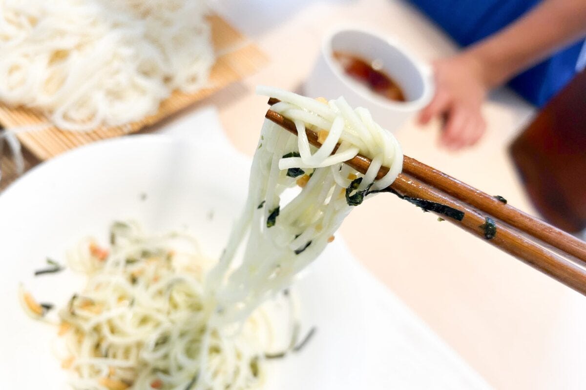 そうめん×お茶漬けのもと（あさイチ）