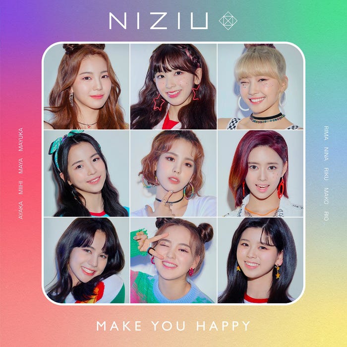 NiziU「Make you happy」(提供写真)