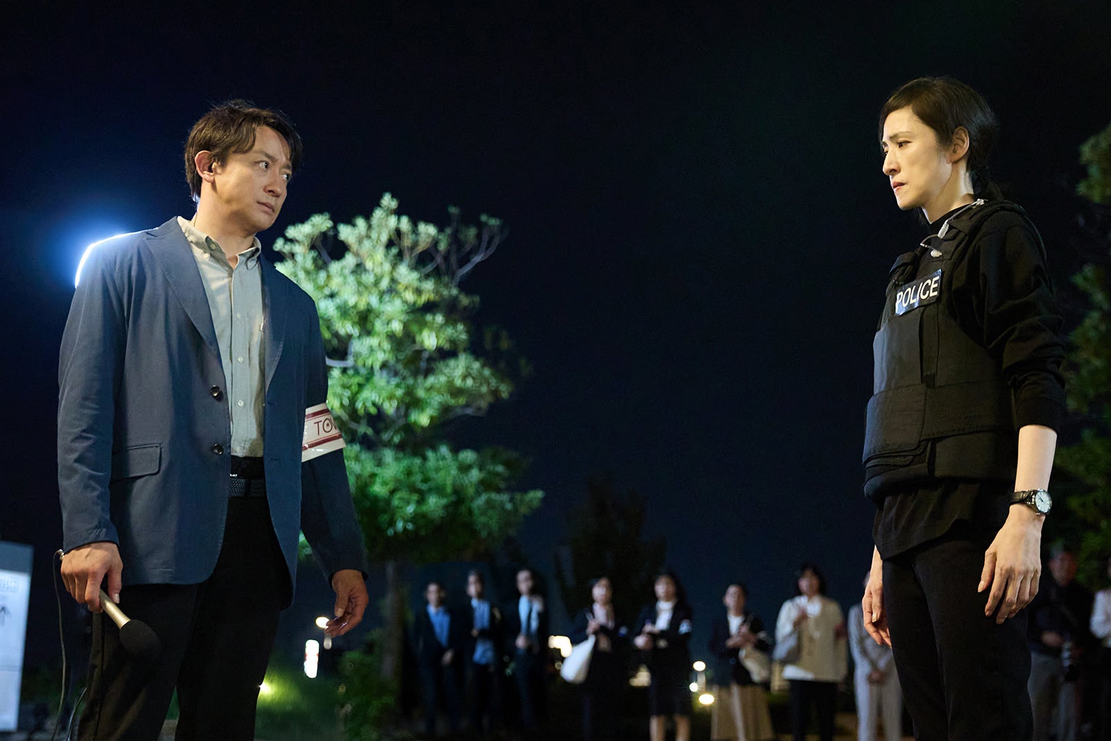 山本耕史、天海祐希「緊急取調室」第1話（C）テレビ朝日