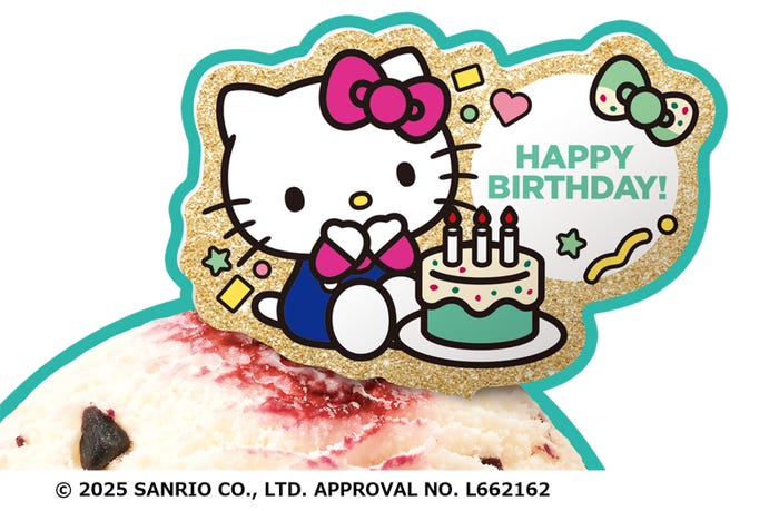 バースデーピック(C)2025 SANRIO CO., LTD. APPROVAL NO. L662162