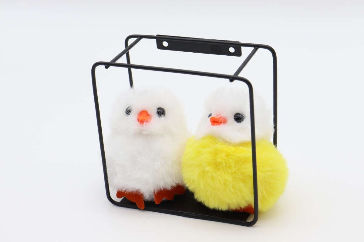 アイアン壁掛けインテリア収納（正方形）　使用例