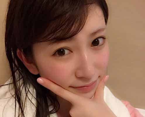 NMB48吉田朱里、お風呂上がりショットに反響「すっぴん?」の声