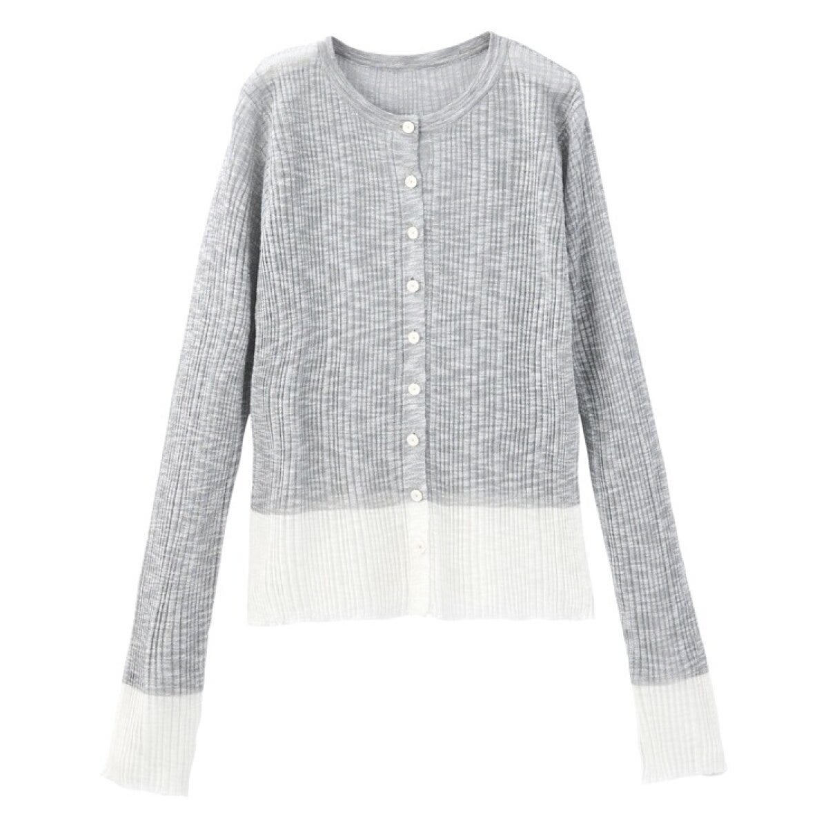 しまむらのニットカーディガン