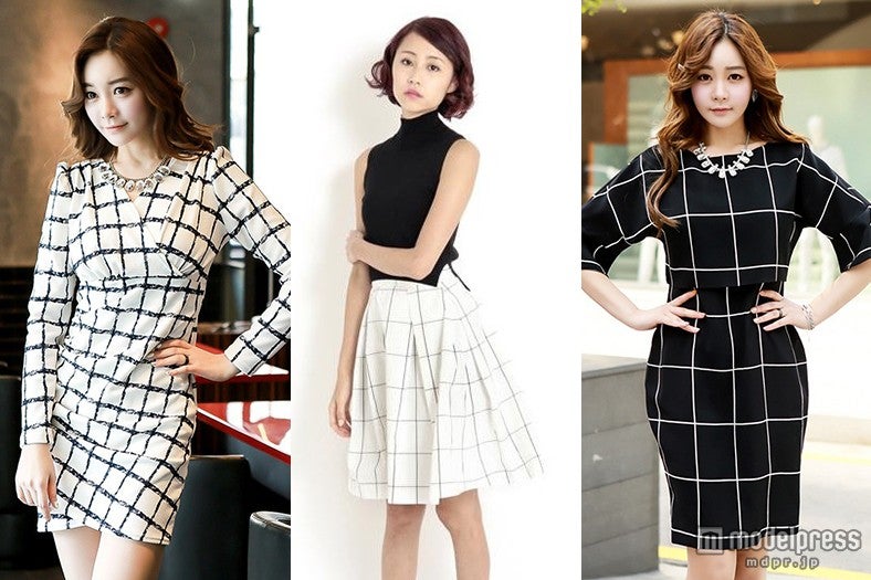 ワンランク上の大人の女性を目指すなら「格子柄」ワンピがオススメ！
