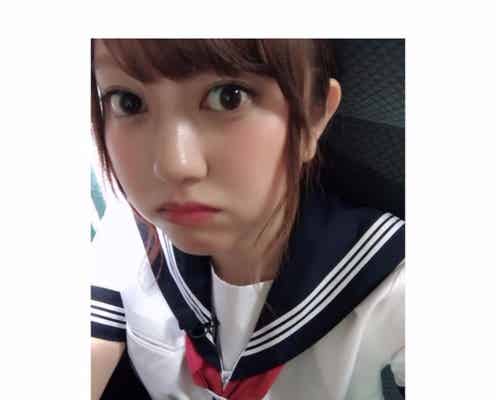 菊地亜美、セーラー服にファン歓喜「似合ってる!」「まだ現役高校生に見える!」
