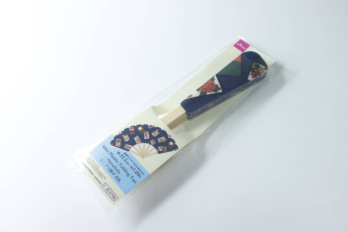 110円 ダイソーミニプラ扇子花札110円