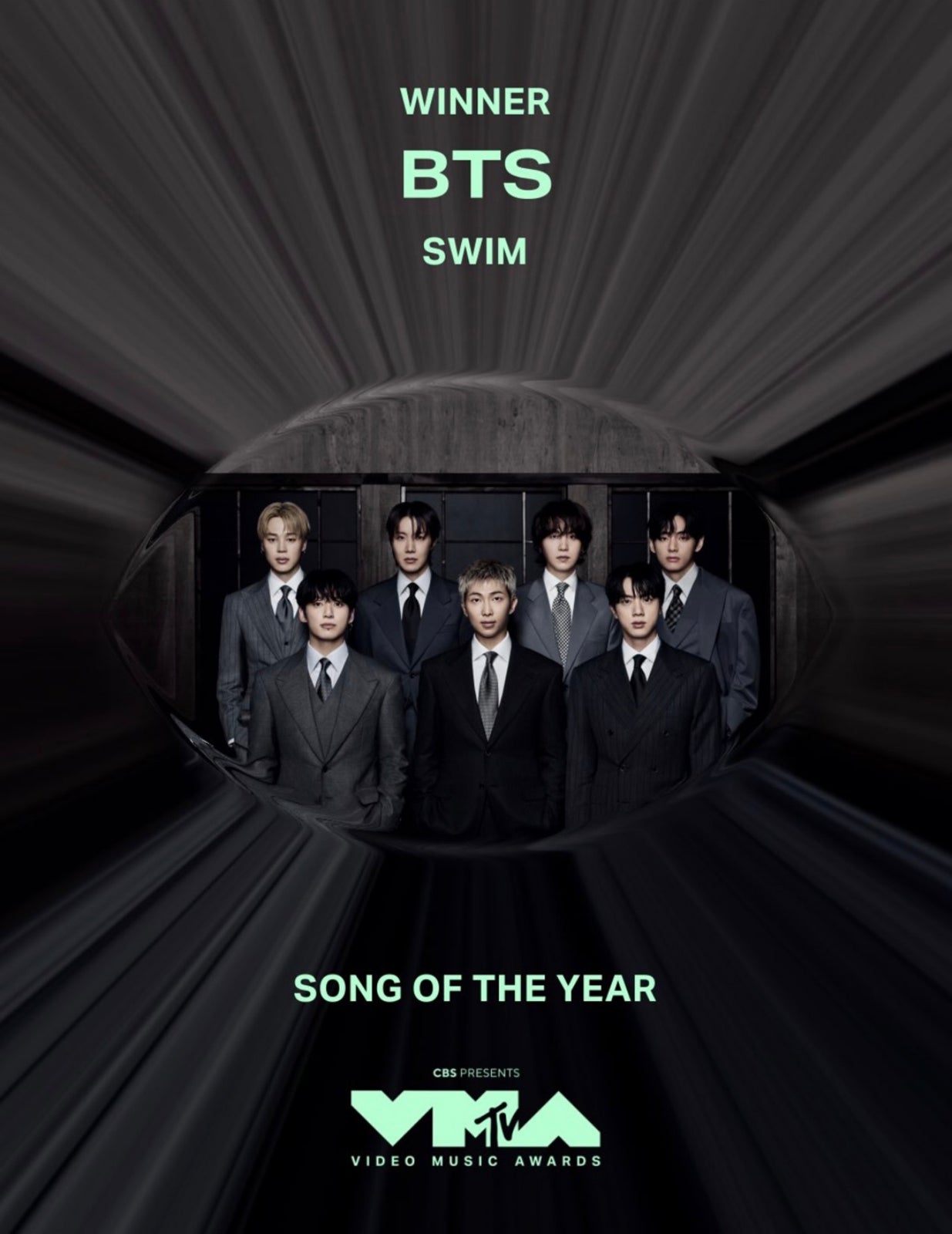 BTS「2026 MTV VMA」で3冠 K-POPグループ初の「Song of the Year」受賞・歴代最多受賞記録を自ら更新も