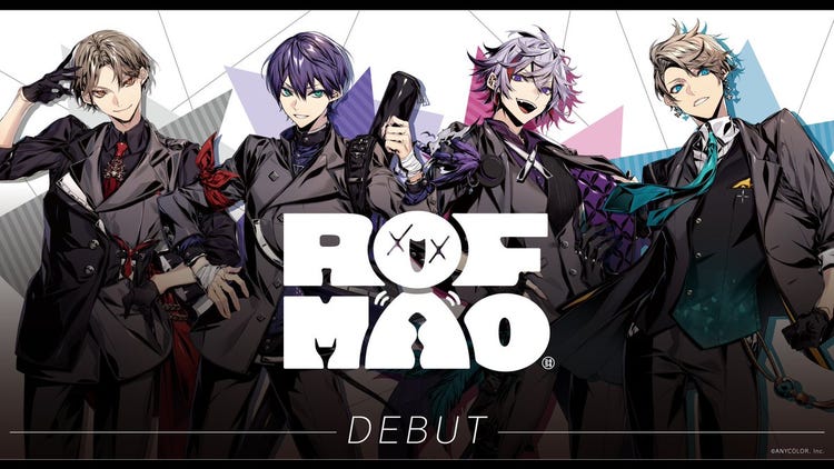 にじさんじの男性vtuber4人が新ユニット Rof Mao 結成 関連動画がyoutube急上昇を席巻 モデルプレス にじさんじの男性vtuber4人が新ユニット Rof Mao 結成 関連動画がyoutube急上昇を席巻 モデルプレス
