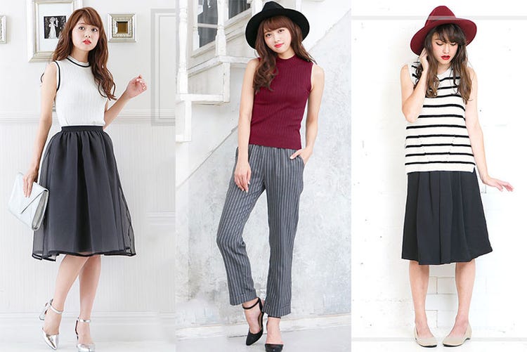 上品にもカジュアルにも ノースリーブニットで秋を先取り モデルプレス 上品にもカジュアルにも ノースリーブニットで秋を先取り モデルプレス