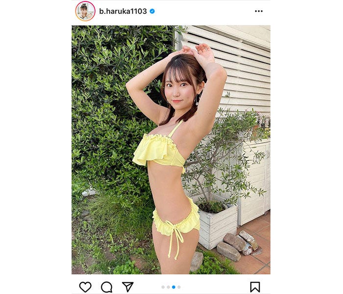 Jamscollection 坂東遥 黄色ビキニ姿をあざとかわいいポーズで大胆披露 モデルプレス Jamscollection 坂東遥 黄色ビキニ姿をあざとかわいいポーズで大胆披露 モデルプレス