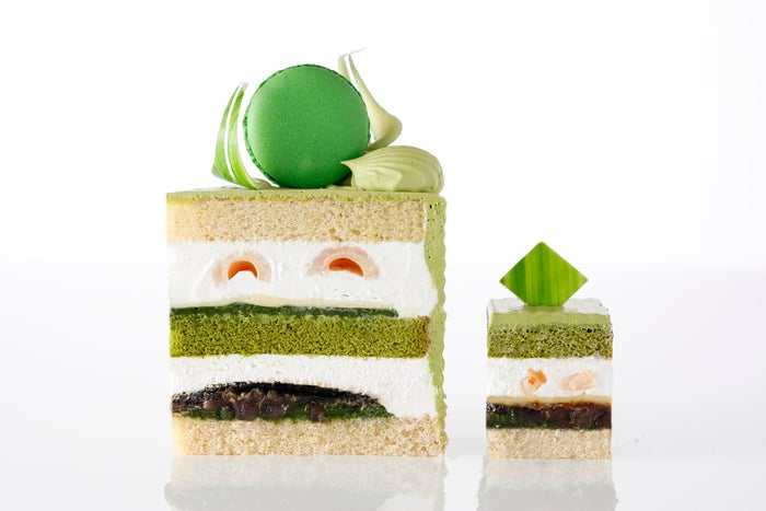 スーパースイーツビュッフェ2021~抹茶とメロンとチョコレート スイーツプレゼンテーション~/画像提供:ニュー・オータニ