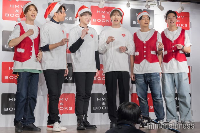 SHOW-WA/(左から)寺田真二郎、山本佳志、向山毅、塩田将己、青山隼、井筒雄太(C)モデルプレス