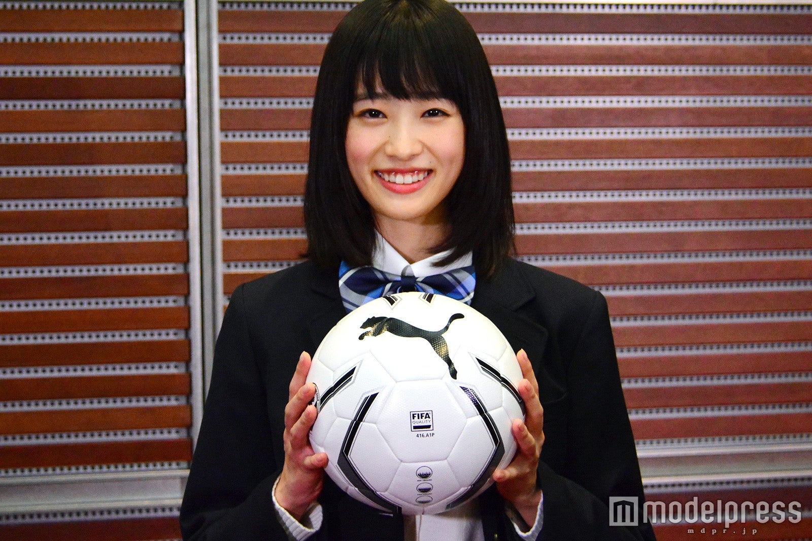 高橋ひかる／高校サッカー応援マネージャー就任時 （C）モデルプレス