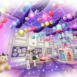 レディキティハウス装飾イメージ(メインショー)(C)2025 SANRIO CO., LTD. TOKYO, JAPAN 著作 株式会社サンリオ