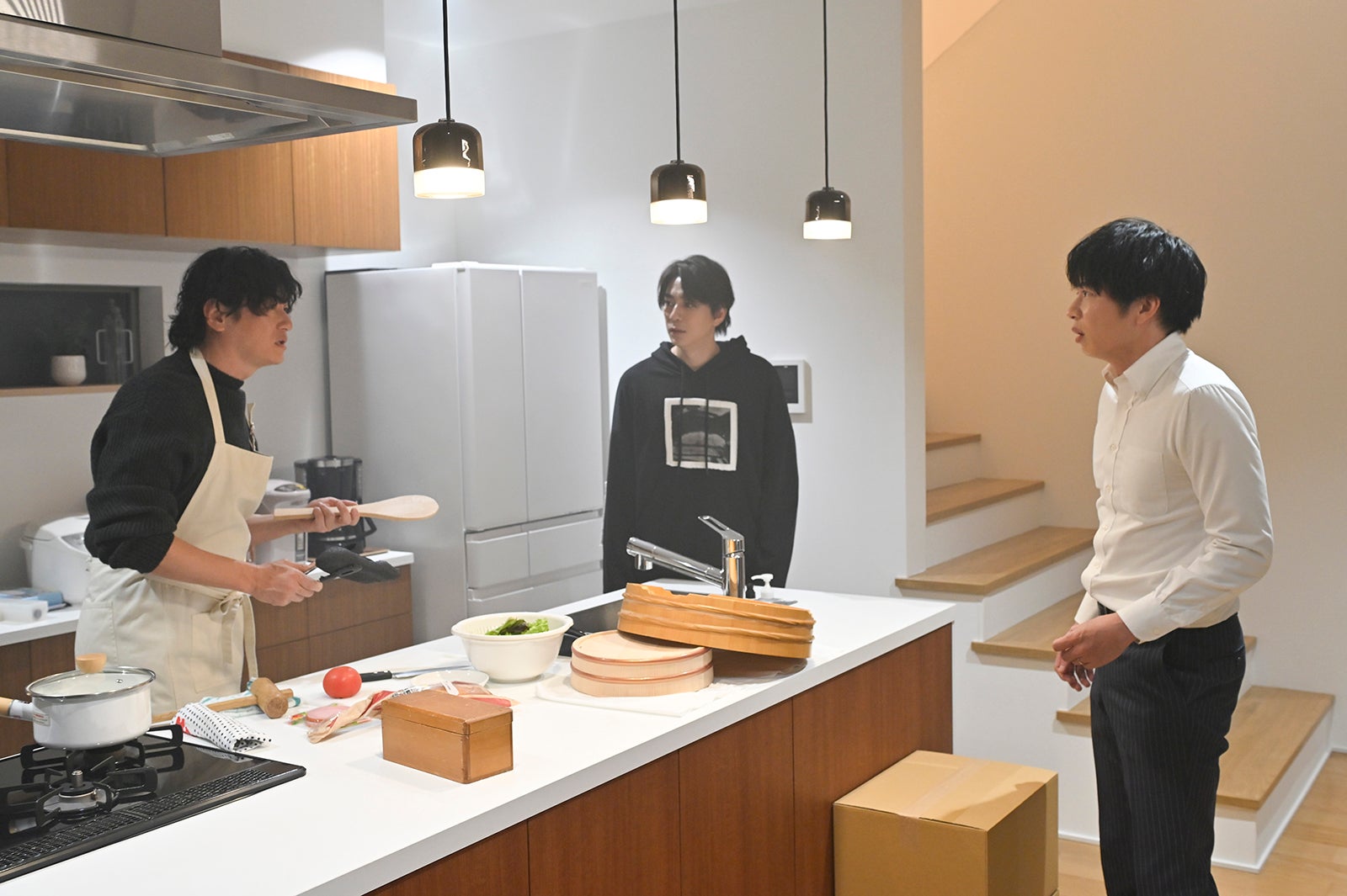 井浦新、三浦翔平、田中圭「おっさんずラブ-リターンズ-」第3話（C）テレビ朝日