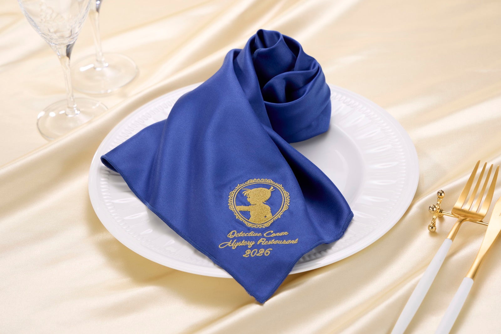 名探偵コナン・テーブルナプキン／画像提供：ユニバーサル・スタジオ・ジャパン