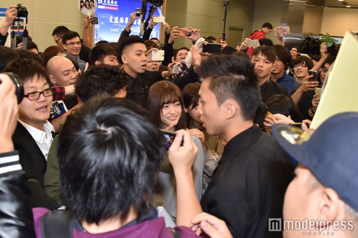 台湾ファンが空港に殺到 (C)モデルプレス