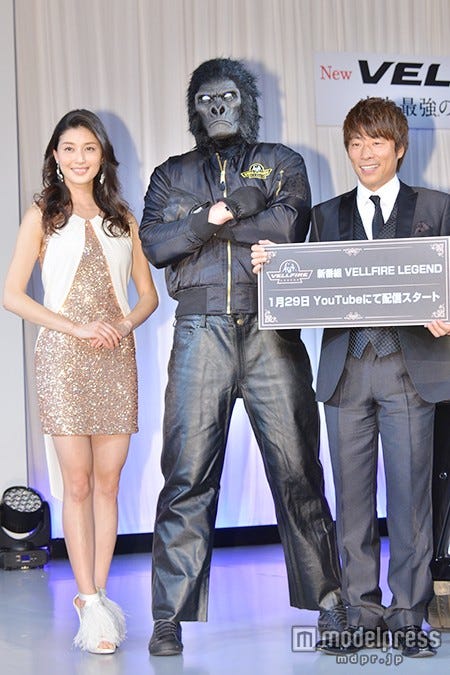 橋本マナミ、VELLFIREスピリッツの化身「G」、田村淳