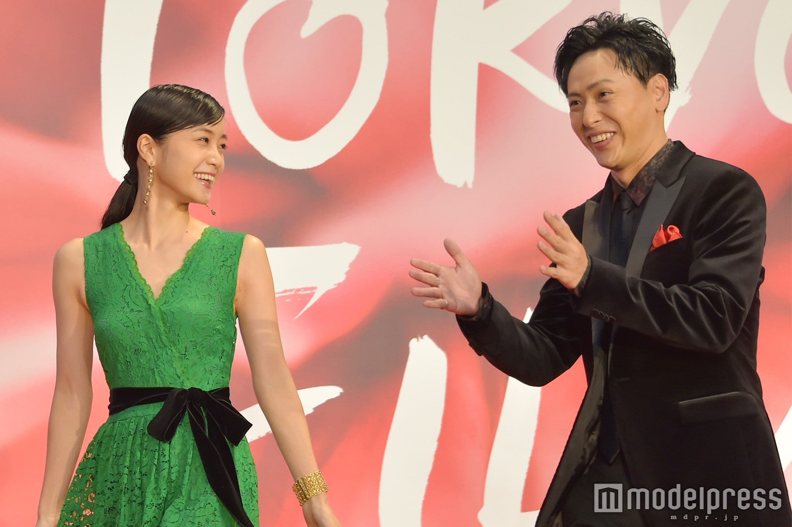 深川麻衣、山下健二郎／東京国際映画祭（C）モデルプレス