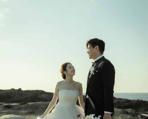 元「ZIP!」リポーター團遥香、プロバスケ原修太選手と結婚発表 美背中際立つウエディングドレス姿公開