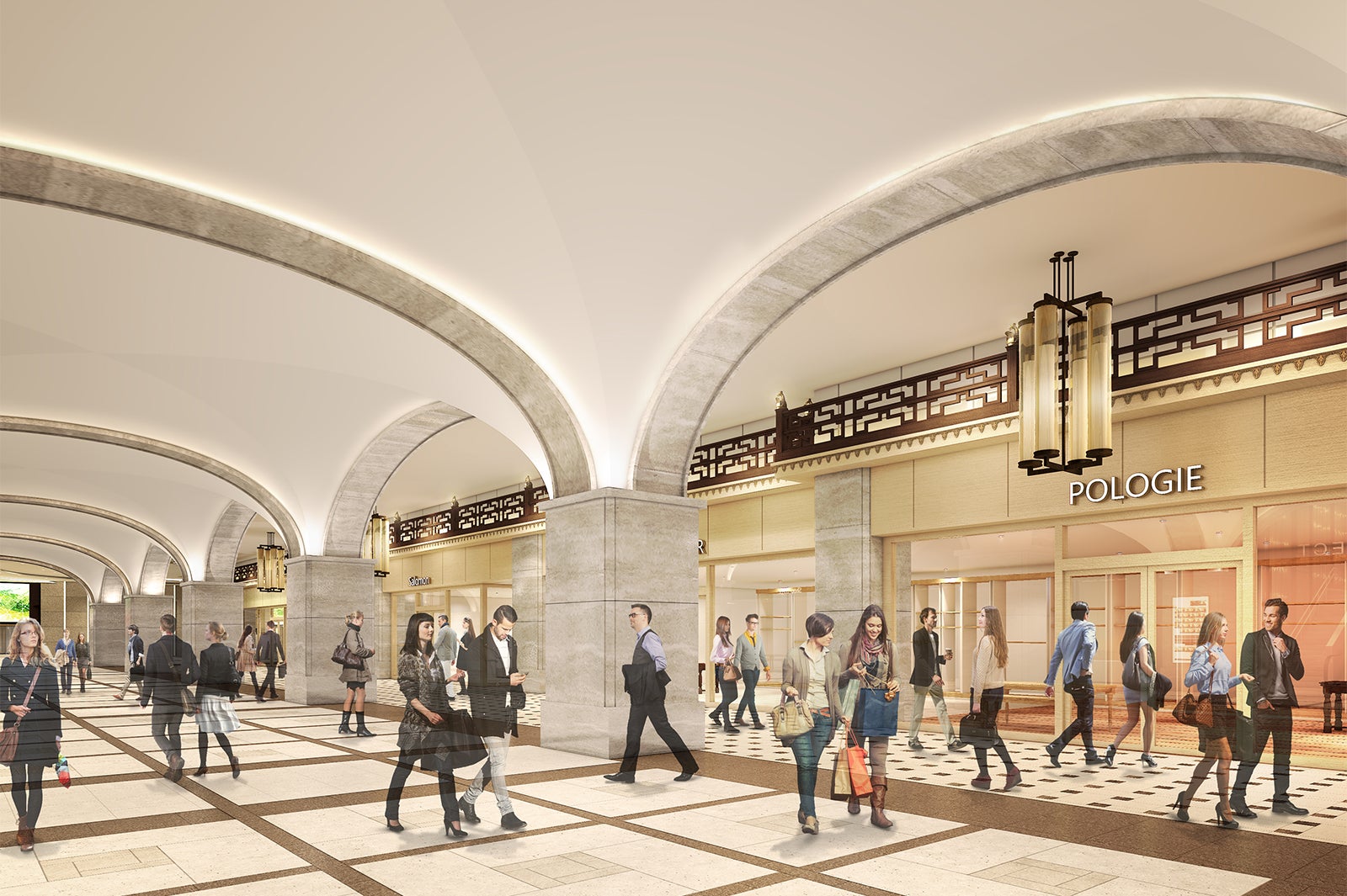 商業フロア／画像提供：三井不動産