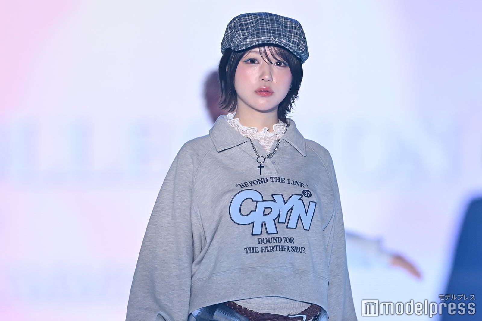 なえなの、水色アイラインで雰囲気ガラリ 色白美脚輝く【TGC2026 S/S】