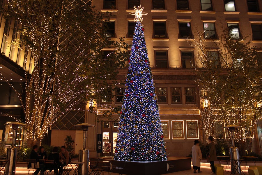 京橋エドグラン クリスマスイルミネーション2018