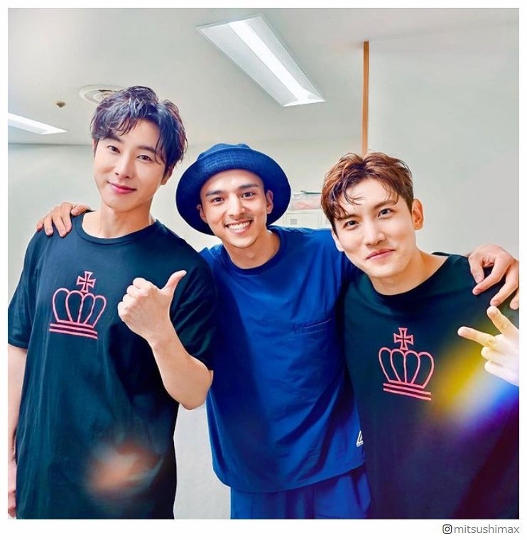 ユンホ、満島真之介、チャンミン／満島真之介Instagramより